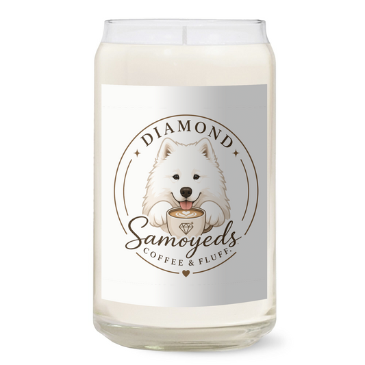 13.75oz Clear Jar Candle | 3"x3.75" White Label